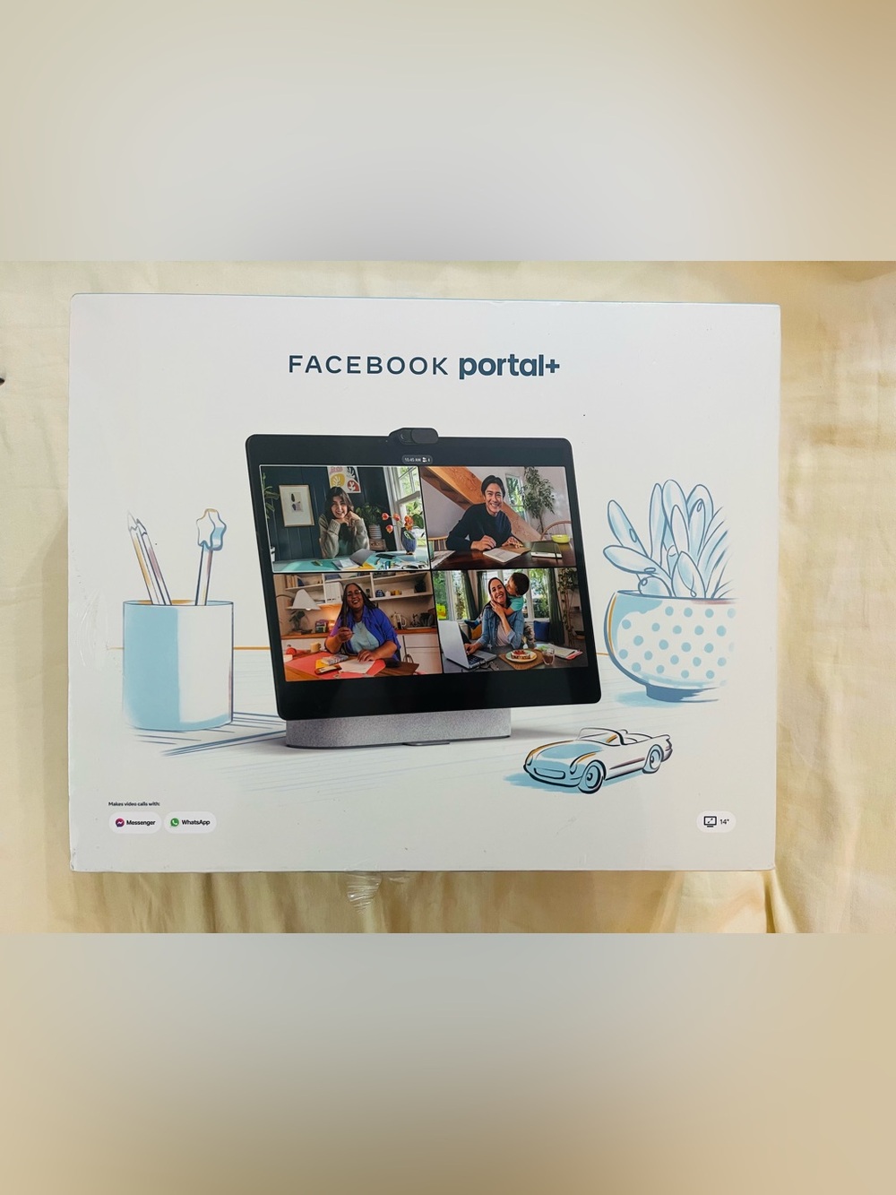 ✨FACEBOOK META ✨Portal Plus 14" inch Smart Display with Stereo Speakers in Black